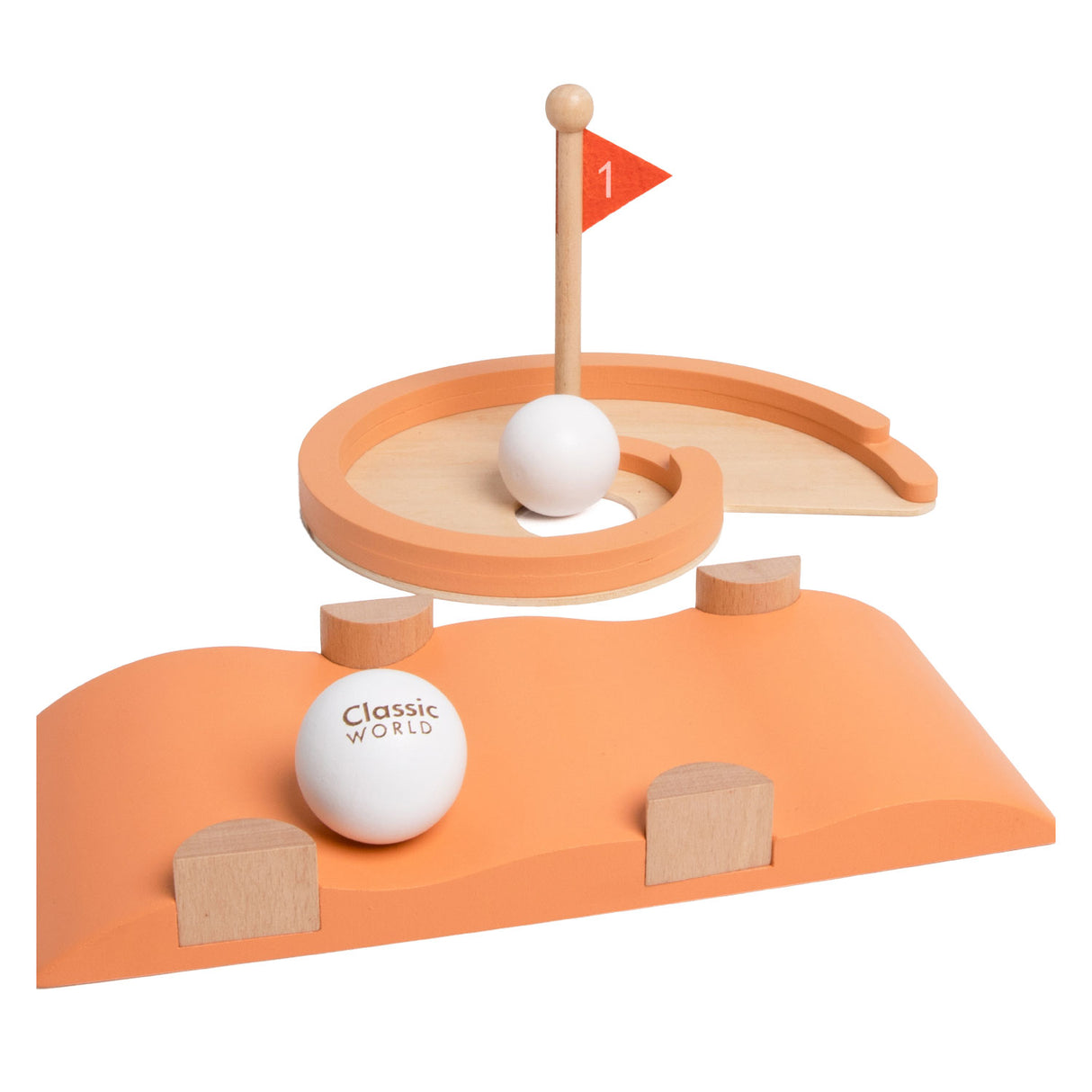 Klassesch Éischt hëlzent Golfset, 11Dlg.
