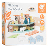 World World World World Woodn's Ark Boot Bouwset con animali, 16dlg.