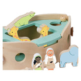 World World World World Woodn's Ark Boot Bouwset con animali, 16dlg.