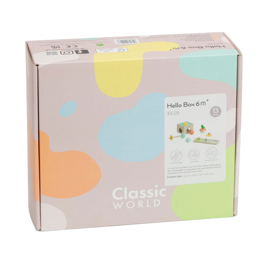 Classic World Baby Hello Hello Toy Box 6-12 meses