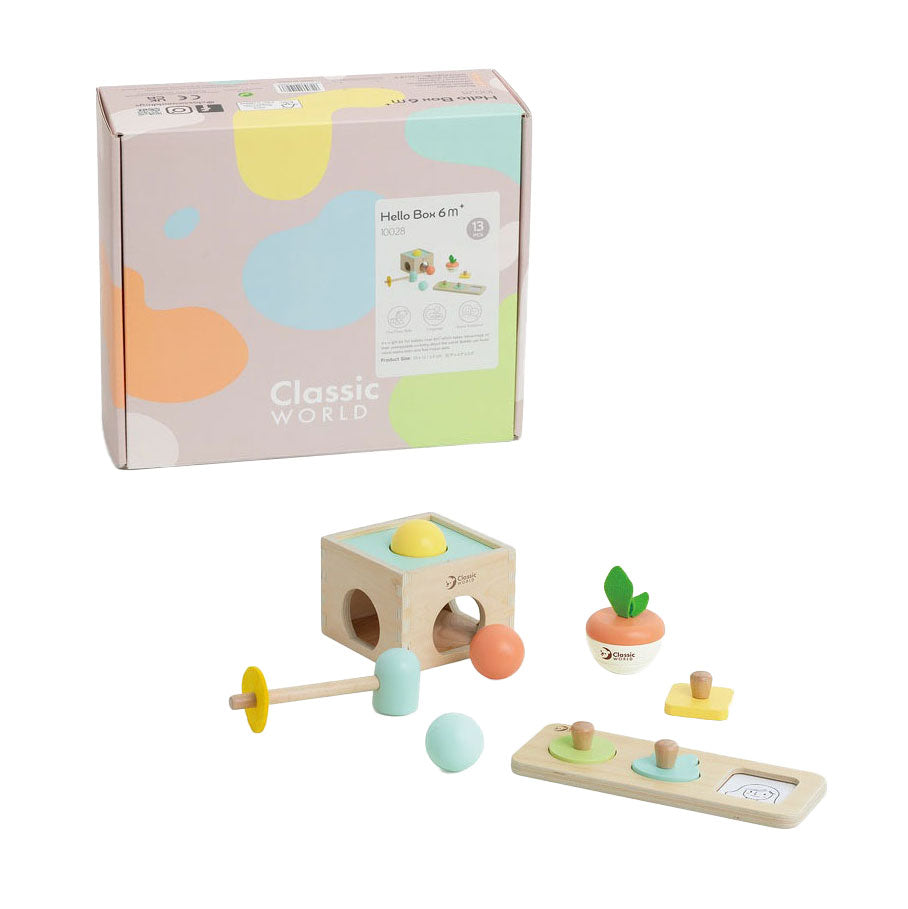 Classic World Baby Hello Hello Toy Box 6-12 meses