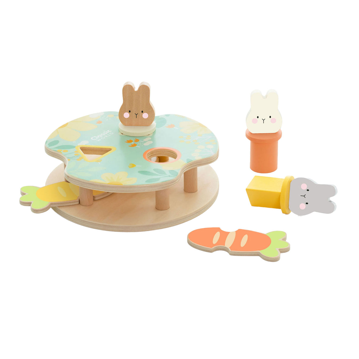 Classic world stuiter konijn houten spel