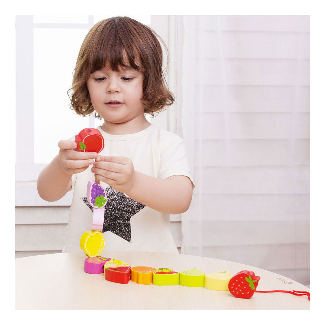 Classic World TROOL Stringing Beads Fruit, 13 PCS.