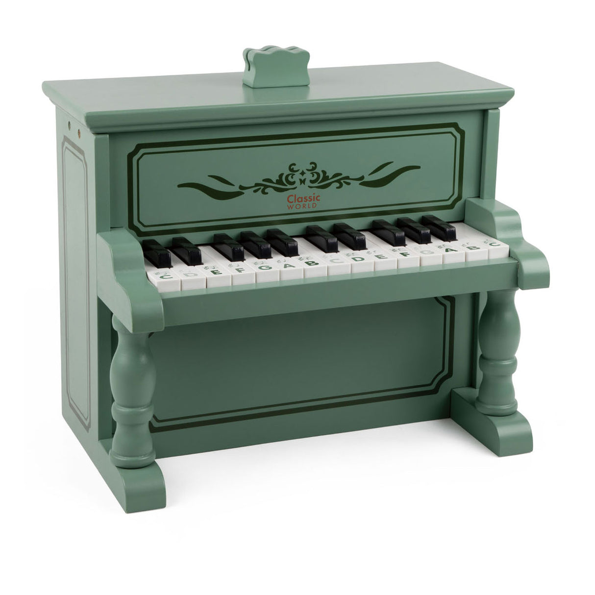 Piano vintage in legno classico in legno