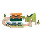 Classic world houten treinbaan speelset, 40dlg.