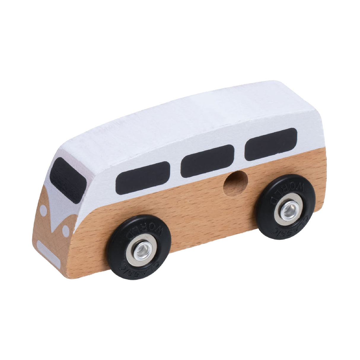 Classic world houten tour auto's set, 3st.