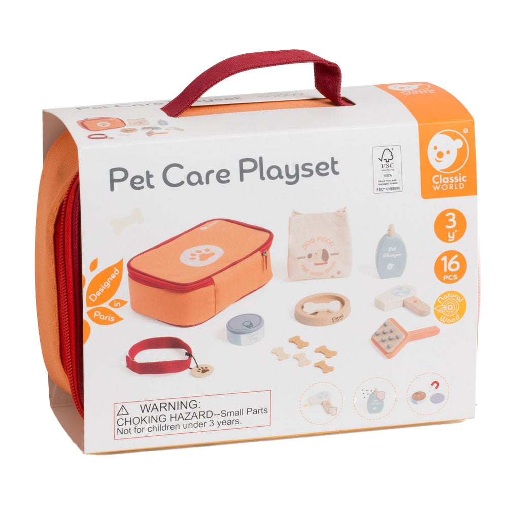 Les animaux en bois classiques du monde fournissent un jeu dans le sac, 16DLG.