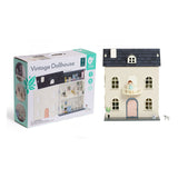 Poppenhuis vintage in legno classico, 36dlg.