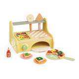 Set da forno per pizza in legno classico World World, 7dlg.