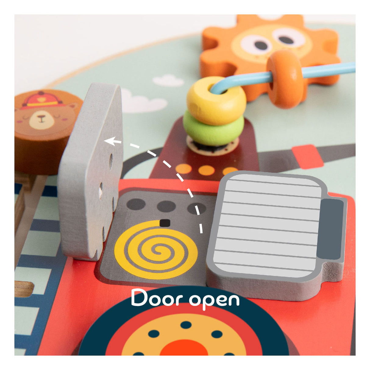 Classic world wooden fire brigade game board