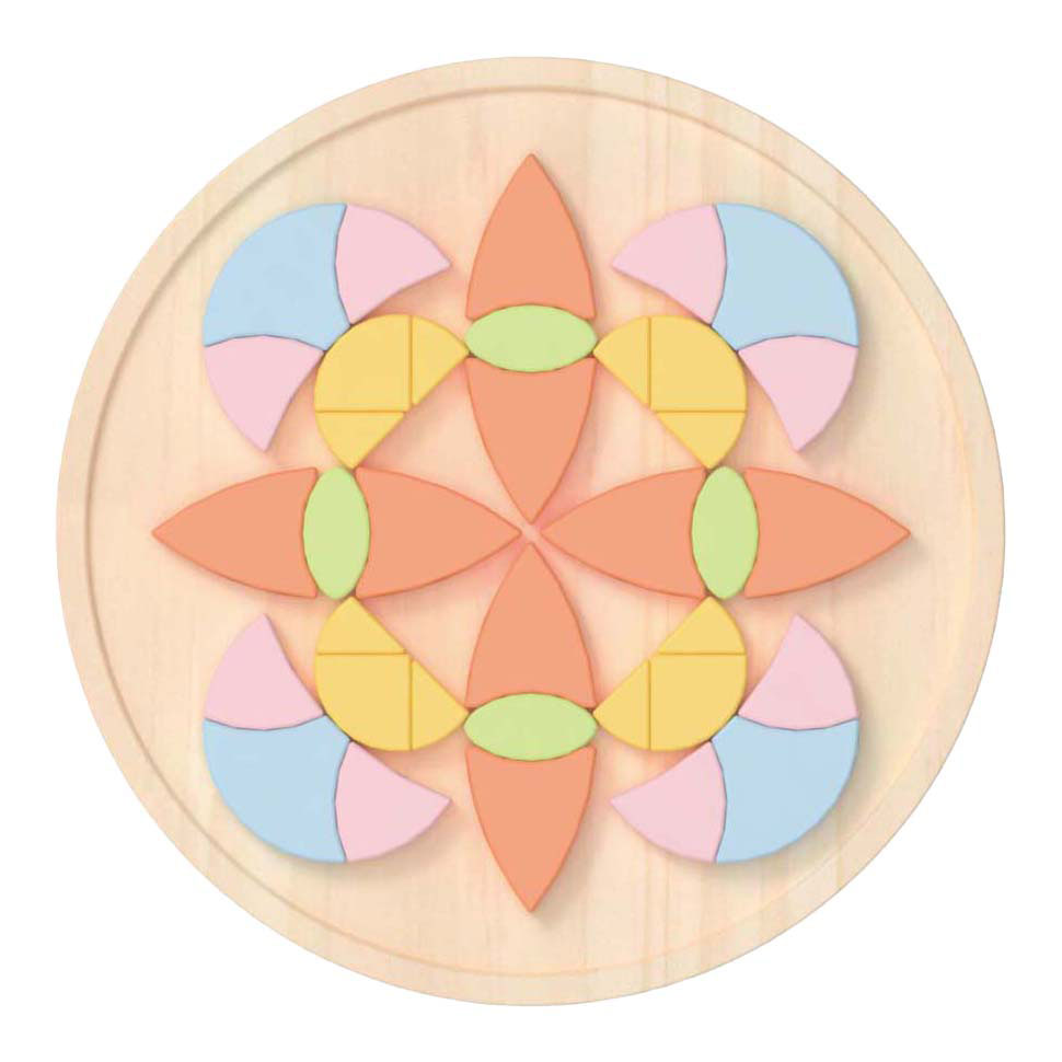 Classic World Wooden Mandala Puzzle Flower