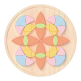 Classic World Wooden Mandala Puzzle Flower