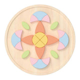 Classic World Wooden Mandala Puzzle Flower