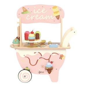 Classic World Wooden Ice Cream Cart