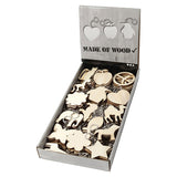 Creativ Company decorate your wooden key ring, 128st.