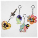 Creativ Company decorate your wooden key ring, 128st.