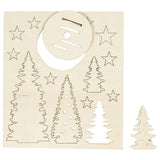 Creativ Company Create and Decorate your wooden Christmas trees