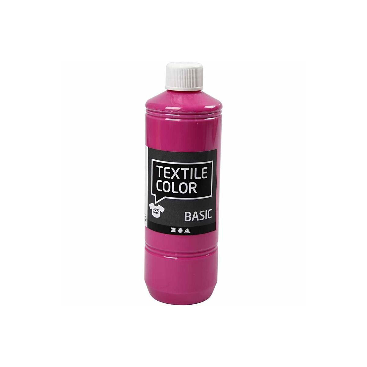 Textilní barva - růžová, 500 ml