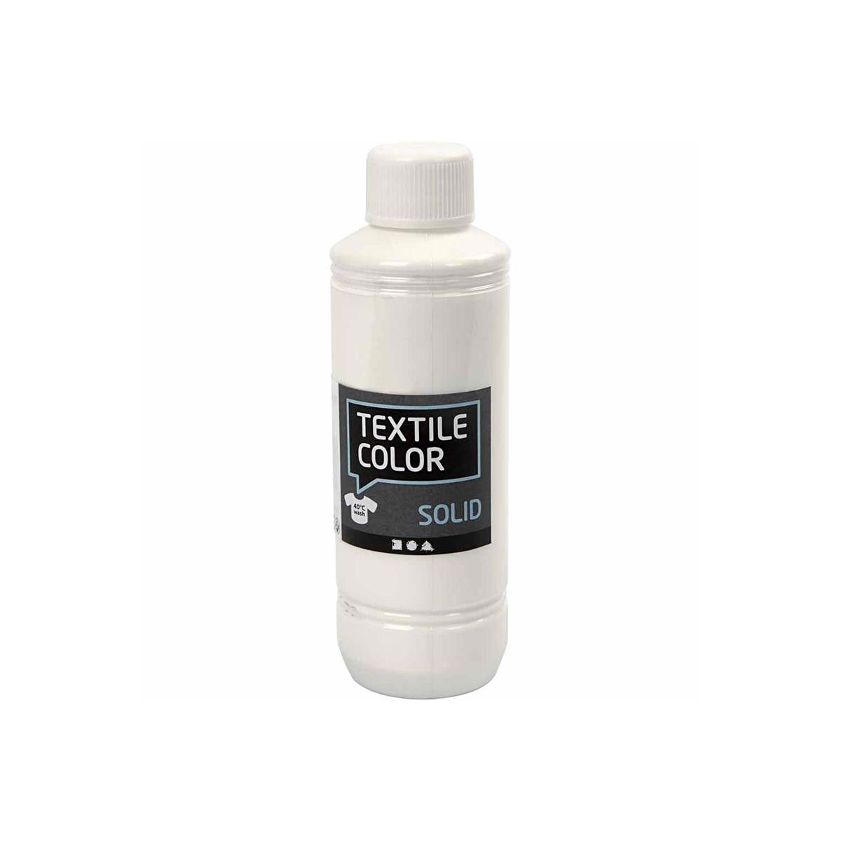 Covering textile paint - White, 250ml