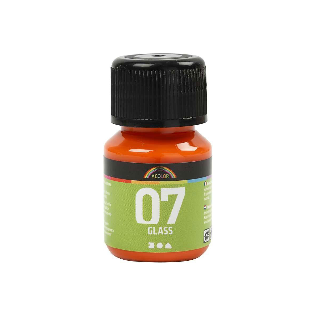 Állandó üvegfesték - narancs, 30 ml