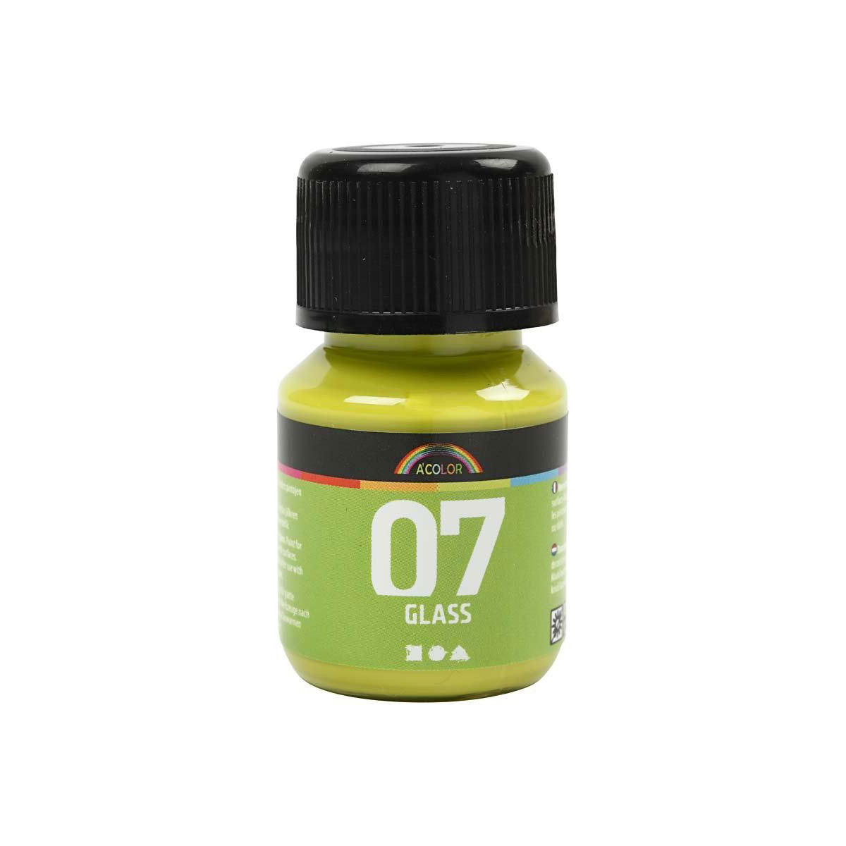 Trvalá skleněná barva - Kiwi, 30 ml