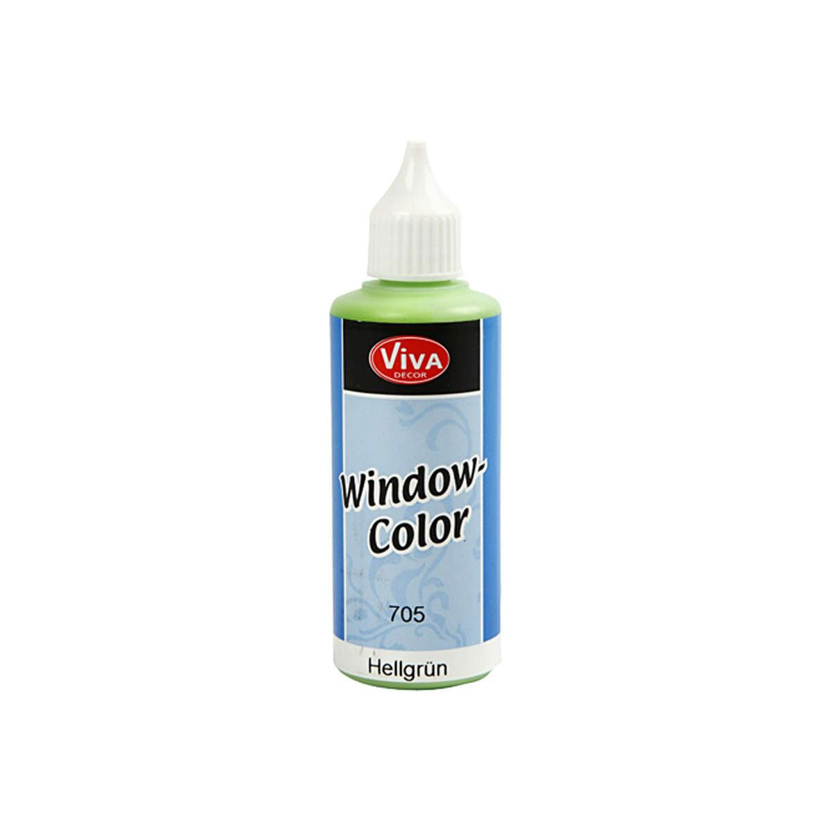Creativ Company nalepená skleněná barva světle zelená, 80 ml