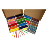Triangular Jumbo Colored Pencils - základní barvy, 144st.