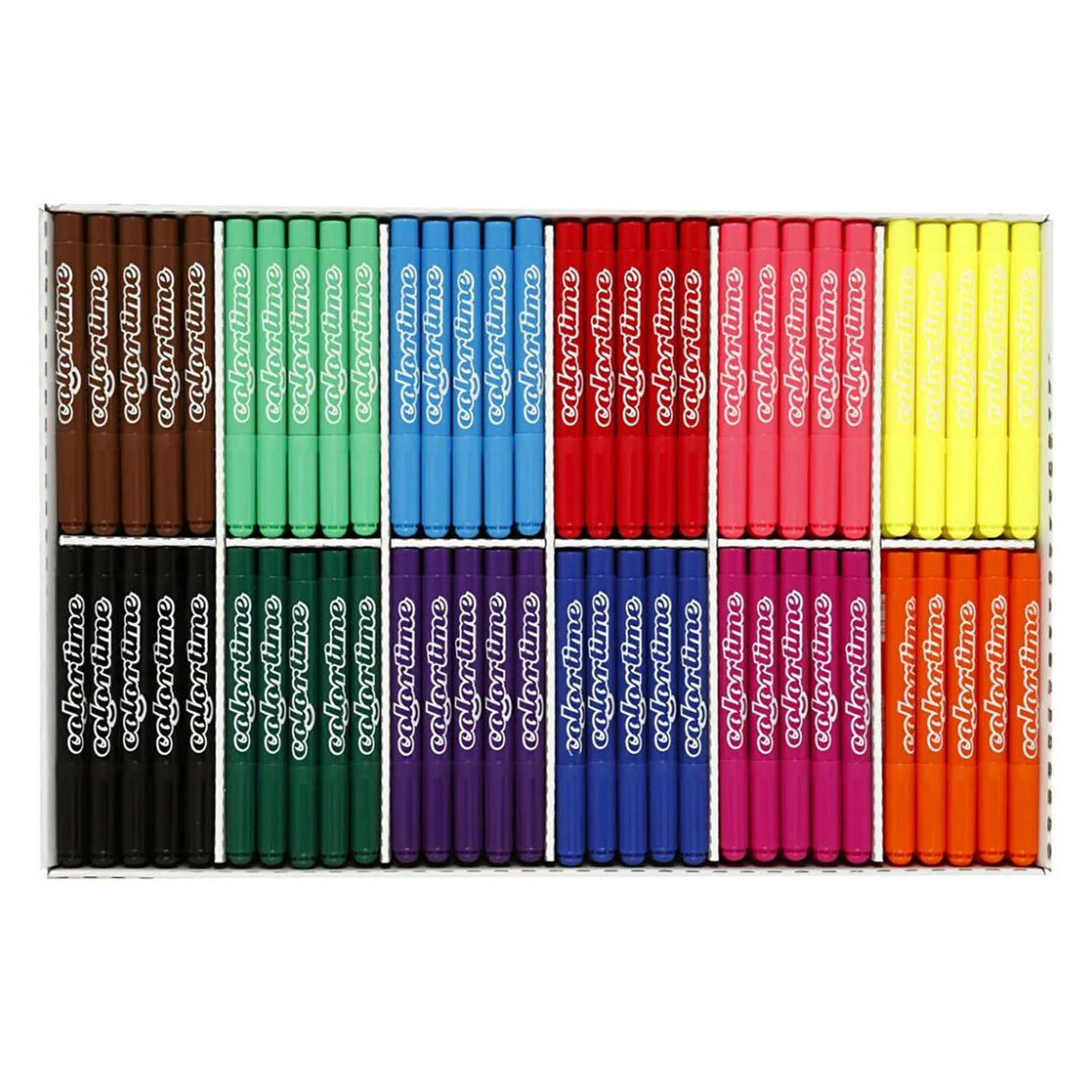 Velik paket z barvnimi markerji Jumbo 12x24