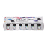 Creativ company marmorfärg - metalliska färger, 6x20ml