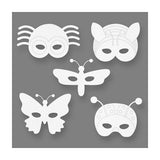 Cardboard des masques d'insectes, 16e.