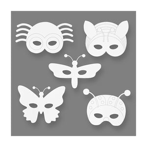 Cardboard des masques d'insectes, 16e.