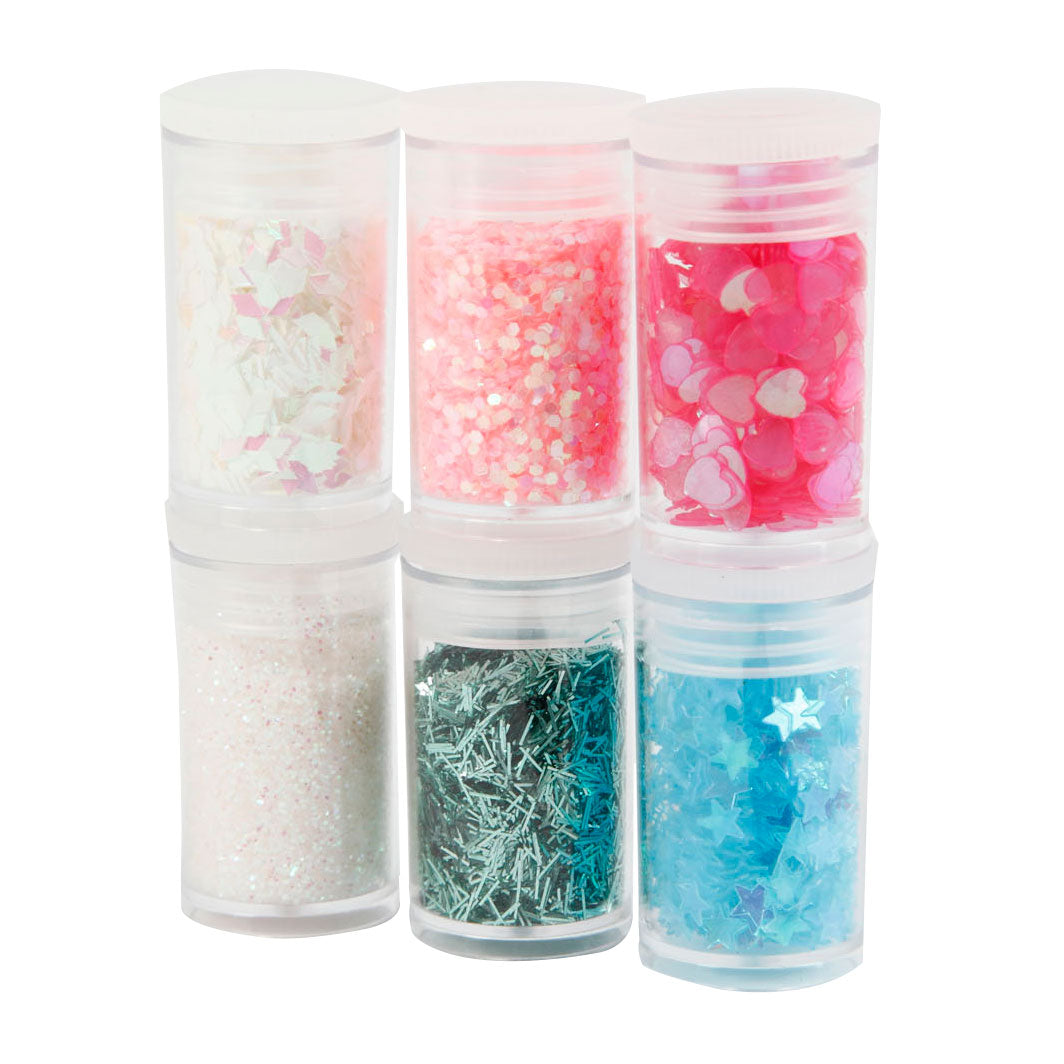 A Creativ Company Glitter and Fearins, 6x5 gramm