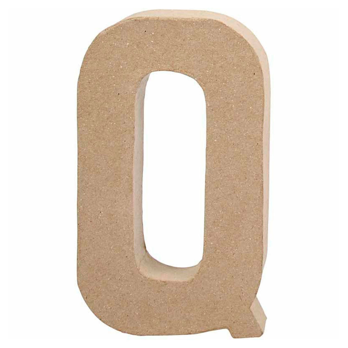 Letter Papier -maché - Q, 20,5 cm