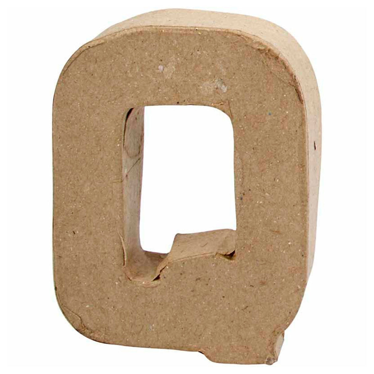 Letter Papier -maché - Q, 10cm