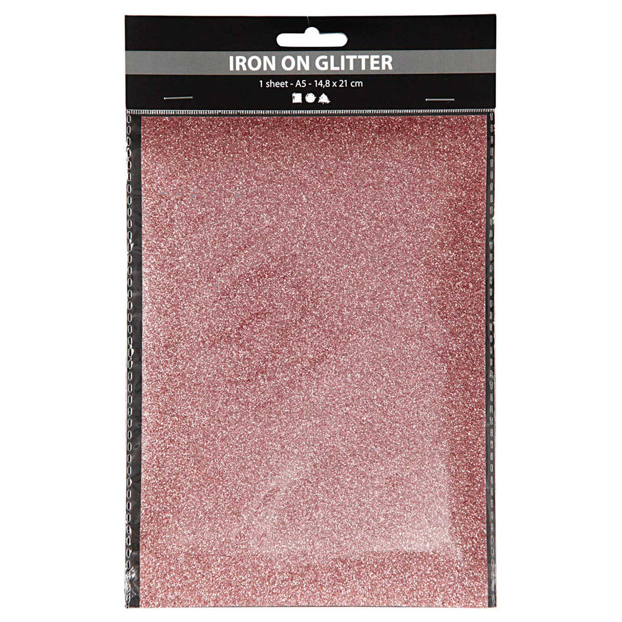 Irgon foil glitter light red, A5