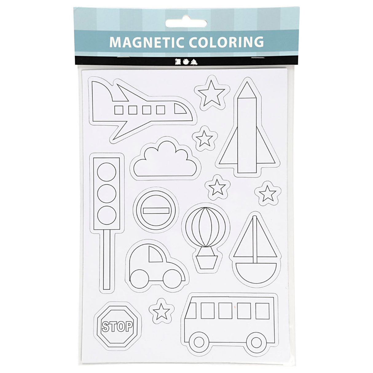 Color your own magnets - Transport