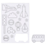 Color your own magnets - Transport