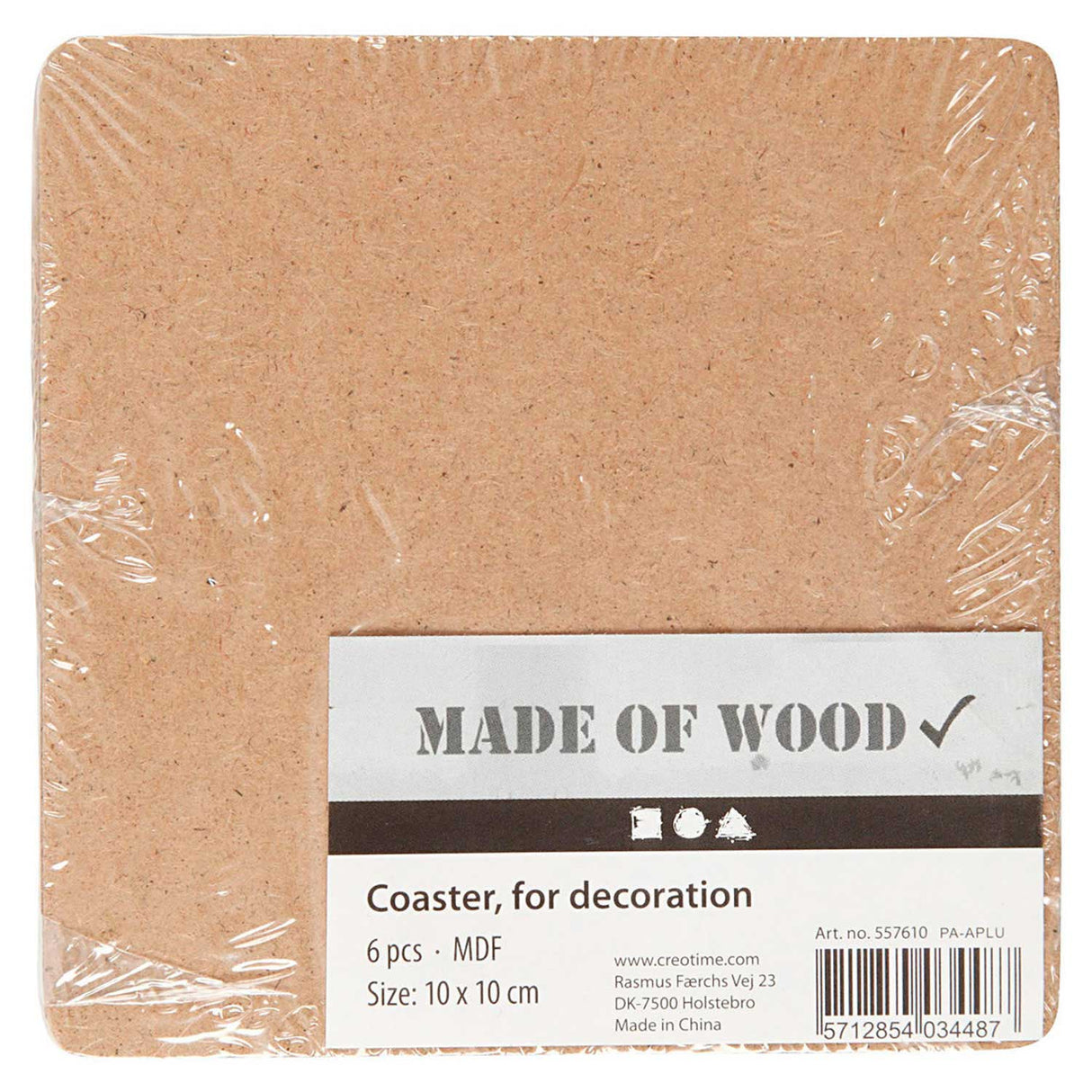 Coasters MDF, 6st.