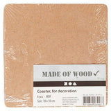 Coasters MDF, 6st.