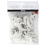 Creativ Company Dieren Keychains z Textielu, 4..
