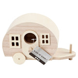 Decorate wooden caravan
