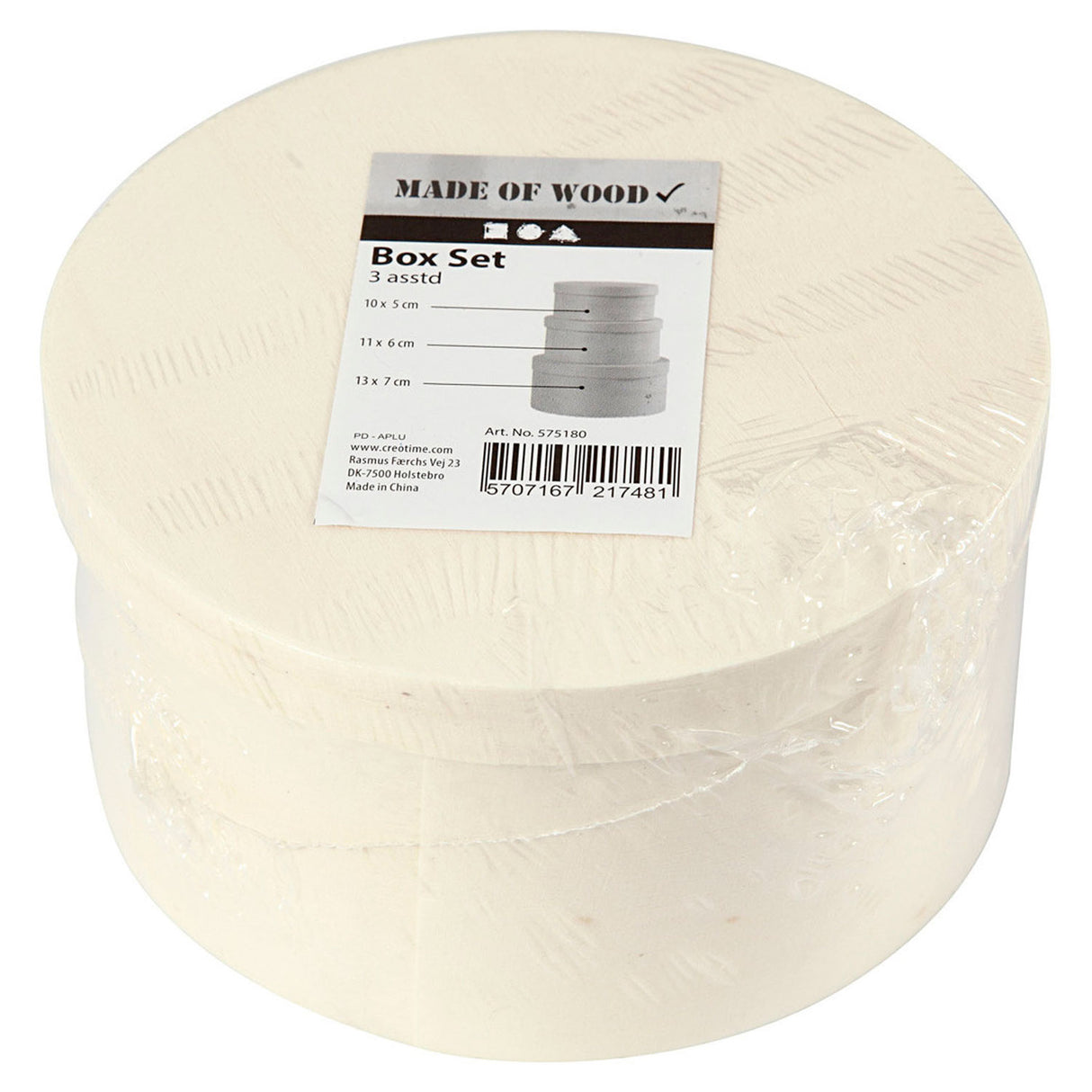 Creativ Company Round Veneer Box, 3rd.