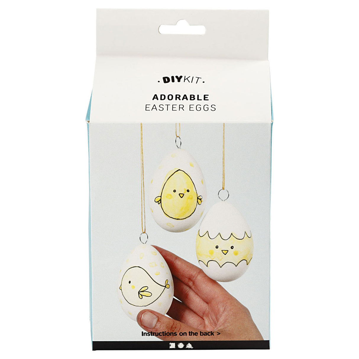 Watercolor set Easter eggs