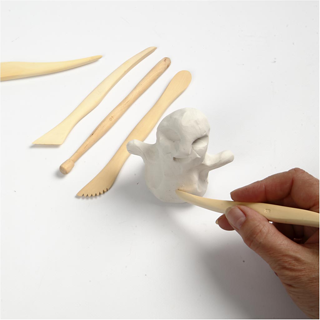 Creativ Company Modeling Tool Set Wood, 6dlg.