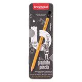 Bruynzeel adolescentes Burotek Blik 6 lápices de grafito