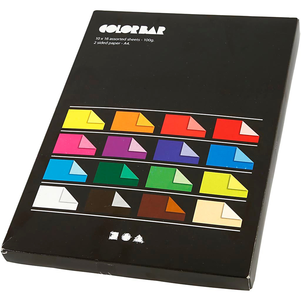 Creativ Company Color Bar paper colors, 160 sheets