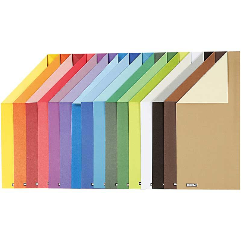 Color bar paper color A4 100gr, 16 sheets