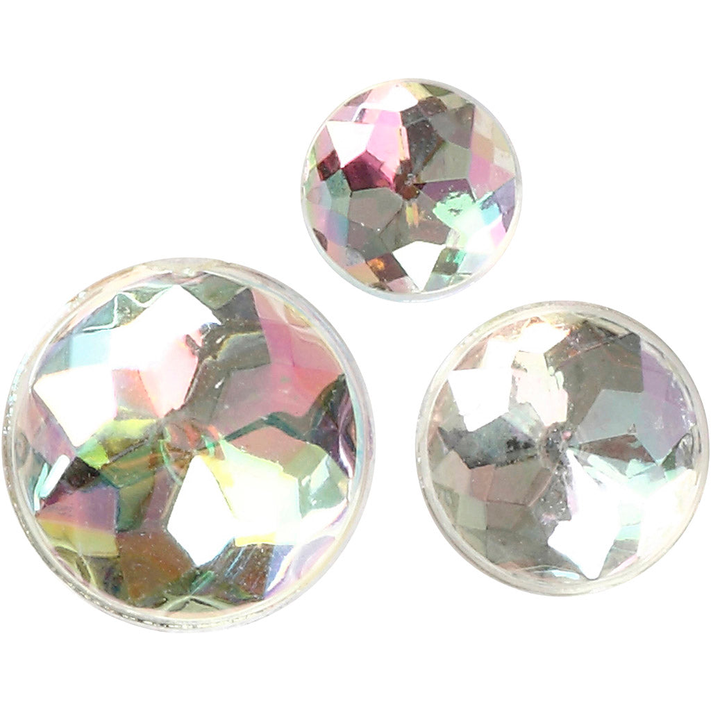 Creativ Company Strasstones Crystal 6-8-10 mm, 40..