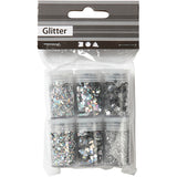 Creativ Company Glitter in Sequins Silver, 6x5gr