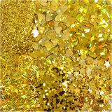 Createv Company Glitter in Paileten Gold, 6x5gr